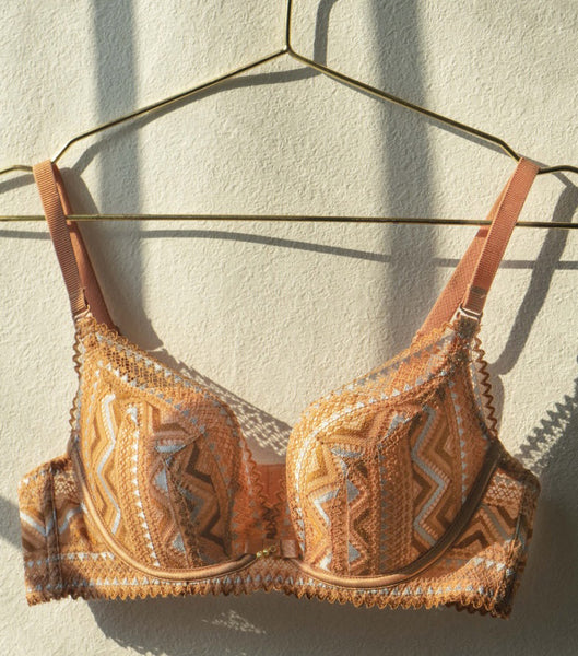 AERENEY Sexy Thin Bra Set