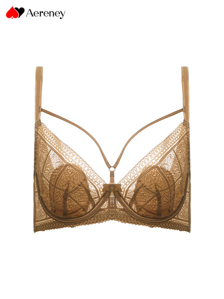 AERENEY Mesh Thin Lace Bra