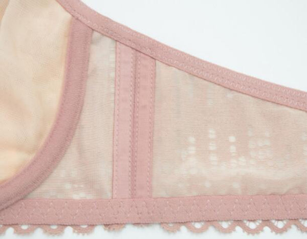AERENEY Sexy Lace Thin Cover Anti-sagging Bra
