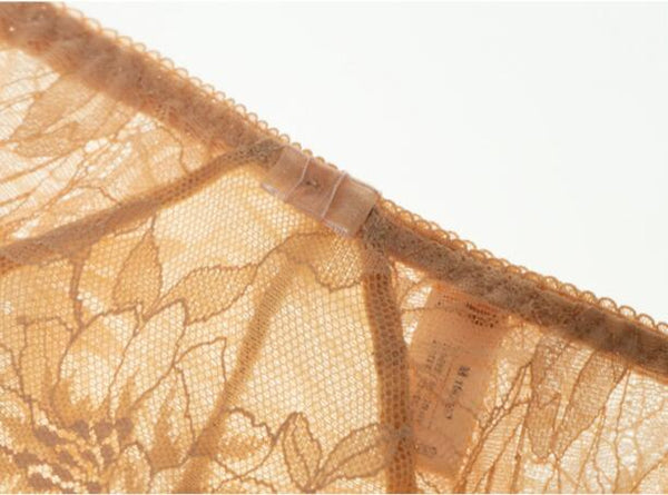 AERENEY Sexy Lace Pure Cotton Modal Bottom Flat Corner Pants