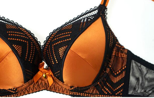 AERENEY Sexy Lace Thin Petite Bra