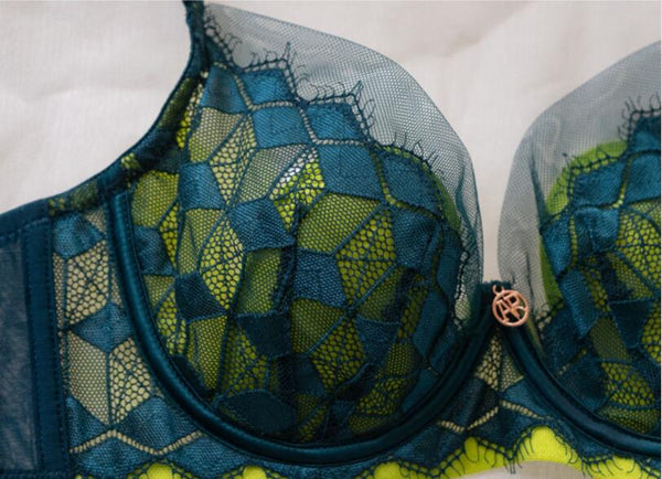 AERENEY Thin Sexy Contrast Lace Bra