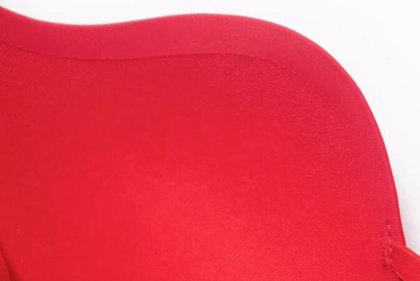 Dragon Year Red Wedding Underwear Glossy Sexy Bra Set Thin Bra