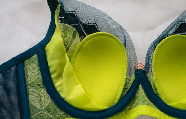 AERENEY Thin Sexy Contrast Lace Bra