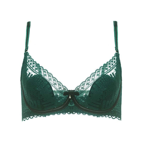 AERENEY Sexy Lace Thin Cover Anti-sagging Bra
