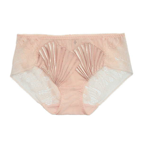 AERENEY sexy lace embroidered seamless flat corner pants