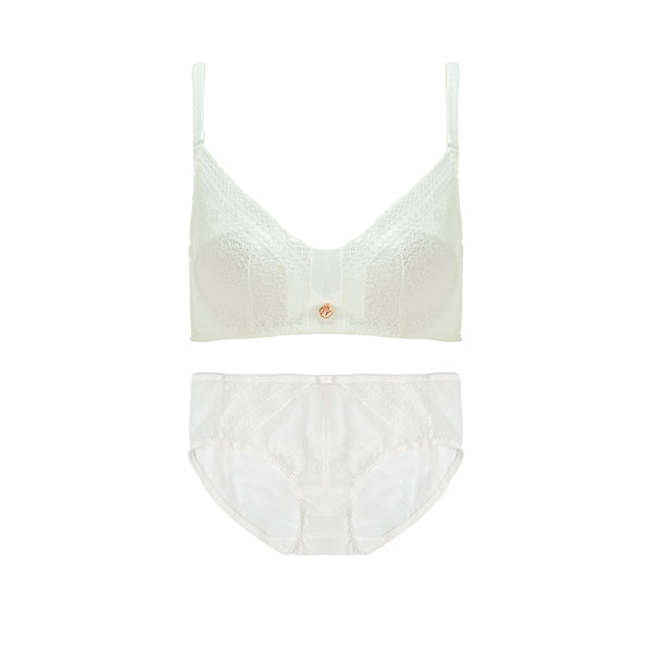 AERENEY 2024 White Sexy Thin Lace Strapless Bra