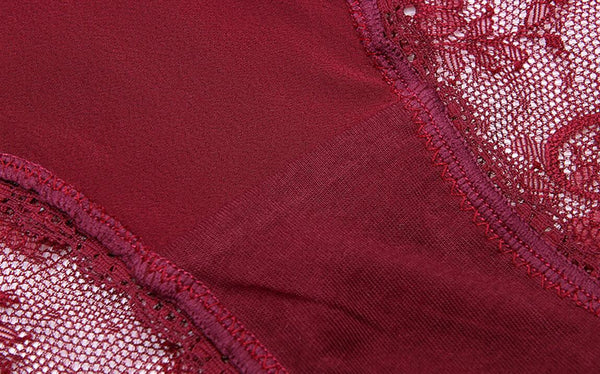 Lace seamless low waisted flat angle pants