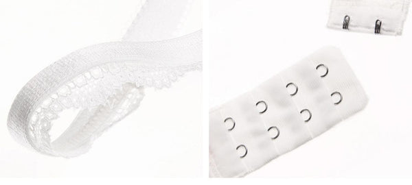 Sexy White Wedding Bride Lace Push-up Bra