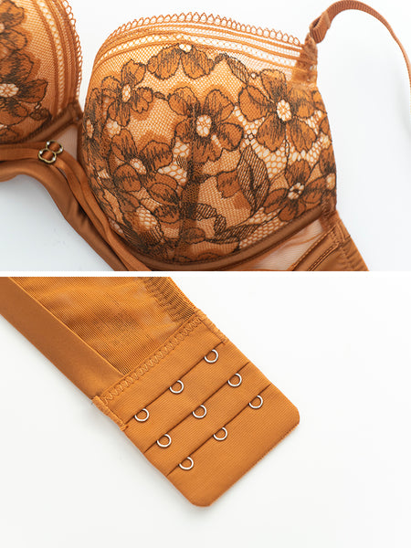 AERENEY Sexy Fashionable Comfortable Lace Pattern Soft Support Bra