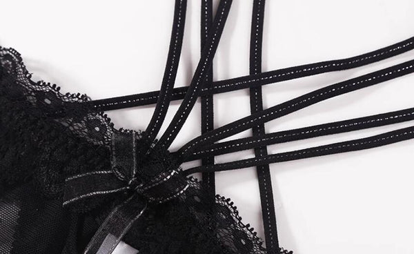 Sexy Lace Thin Low Waist Flat Corner Pants