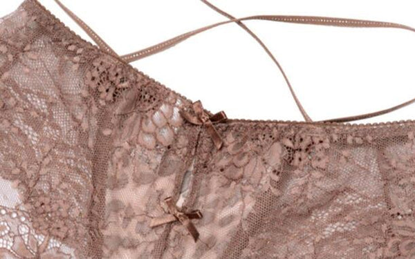 Spring and Autumn Sexy Leopard Print Panties Bra Set Thin Lace Petite