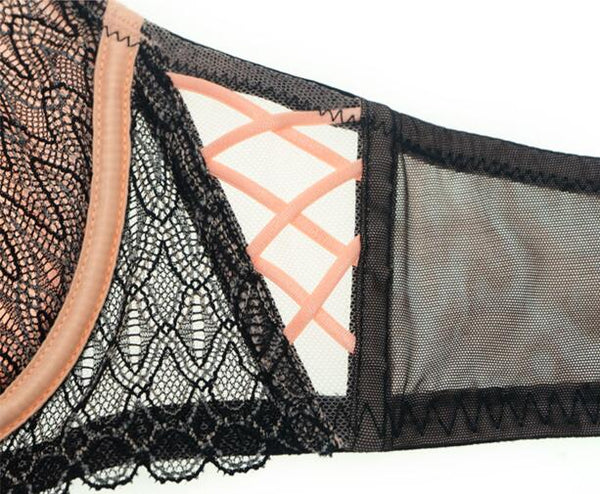 AERENEY Thin Sexy Lace Bra Petite Push-up