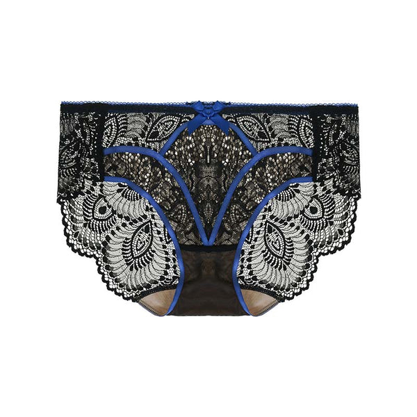 AERENEY Sexy Lace Pure Cotton Breathable Flat Corner Pants