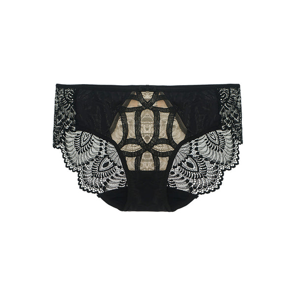 AERENEY sexy embroidered lace comfortable and breathable mesh underwear