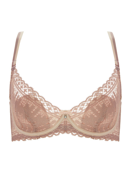 AERENEY Sexy Lace Thin Cover Anti-sagging Bra