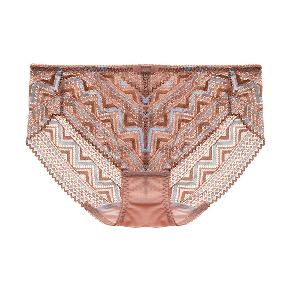 AERENEY Lace Sexy Pure Cotton Modal Bottom Flat Corner Pants