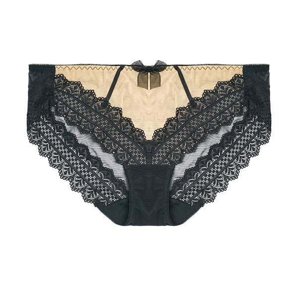 AERENEY lace sexy mid low rise breathable underwear