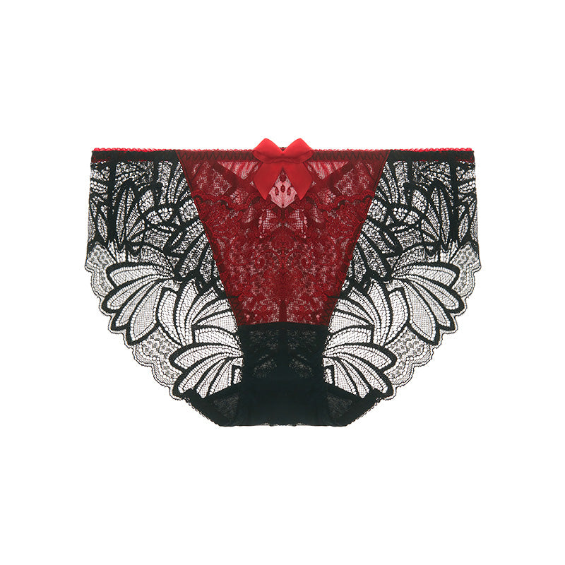 AERENEY Sexy Lace Breathable Flat Corner Pants