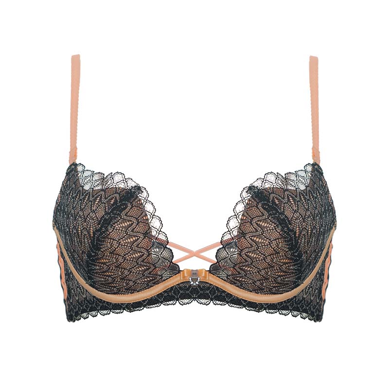 AERENEY Thin Sexy Lace Bra Petite Push-up