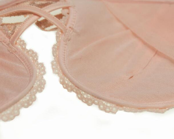 AERENEY Sexy Red Dragon Year Embroidered Lace Soft Support Bra