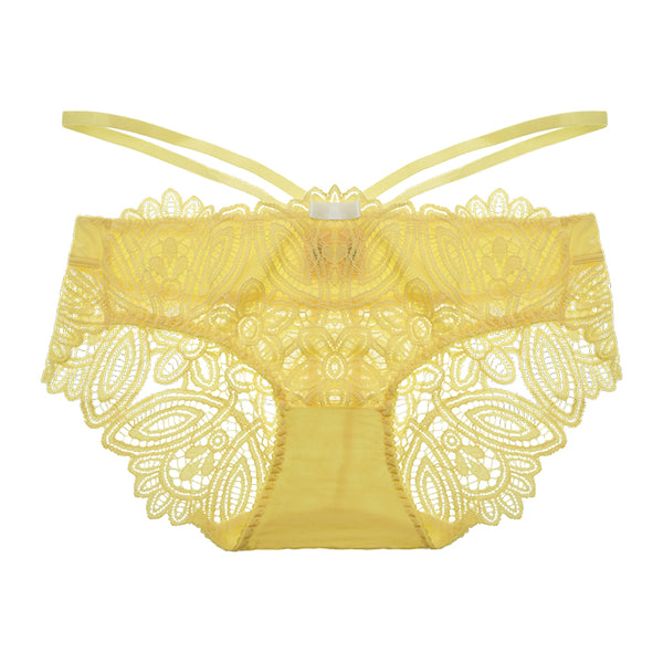 AERENEY Sexy Lace Strap Thin Comfortable and Breathable Flat Corner Pants