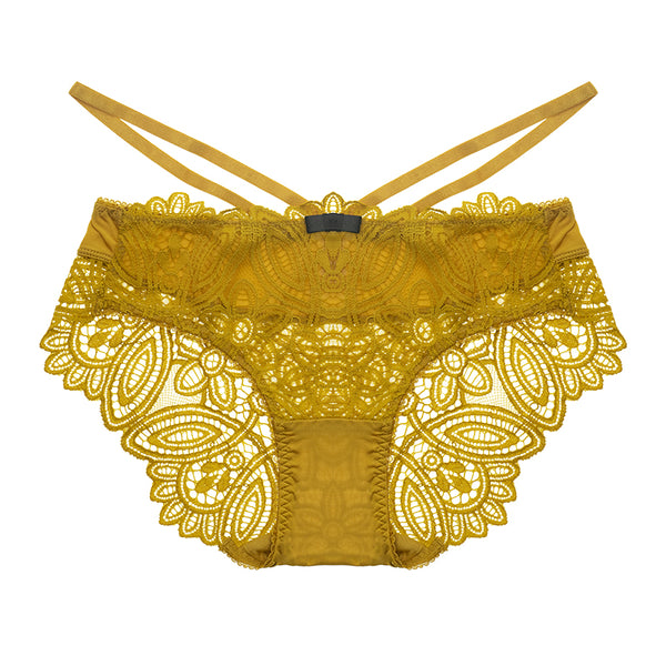 AERENEY Sexy Lace Strap Thin Comfortable and Breathable Flat Corner Pants