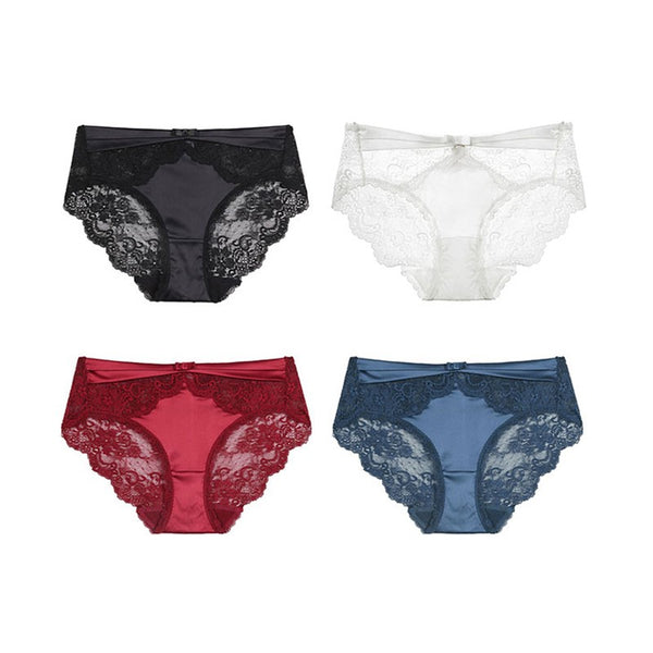 Lace seamless low waisted flat angle pants