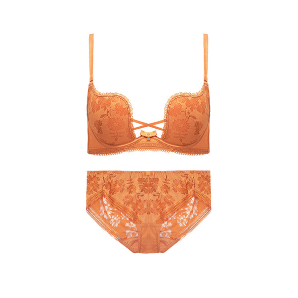 AERENEY 2024 Dragon Year Red Bra Set Lace Bra