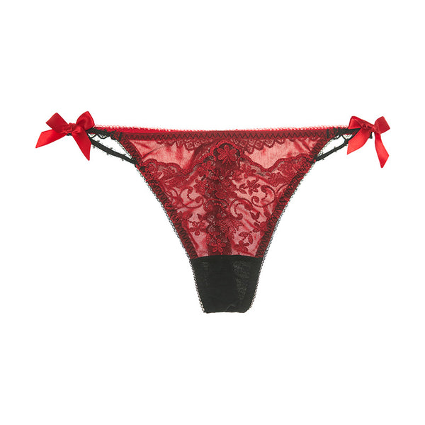 AERENEY Sexy Lace Breathable Flat Corner Pants