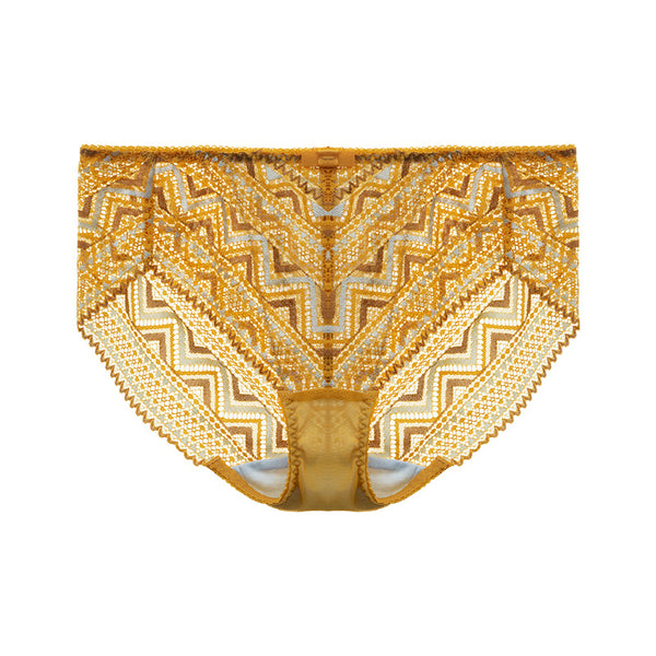 AERENEY Lace Sexy Pure Cotton Modal Bottom Flat Corner Pants
