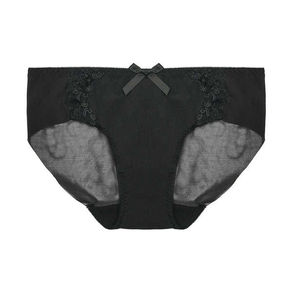 AERENEY Sexy Lace Low Waist Pure Cotton Underpants