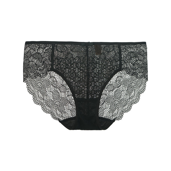 AERENEY sexy lace pure cotton crotch pants