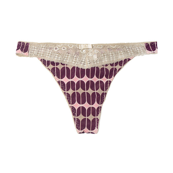 AERENEY sexy strapless thin flat corner pants