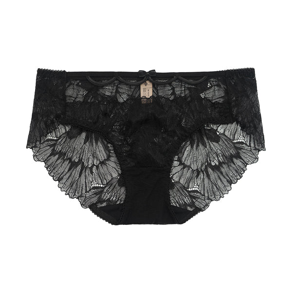 AERENEY Sexy Lace Pure Cotton Breathable Flat Corner Pants