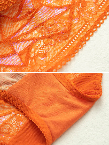 AERENEY sexy colorful lace seamless underwear
