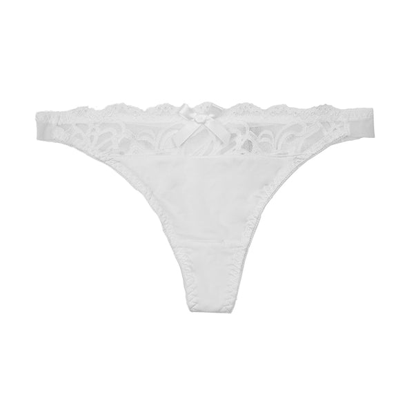 AERENEY Sexy Lace Low Waist Pure Cotton Underpants