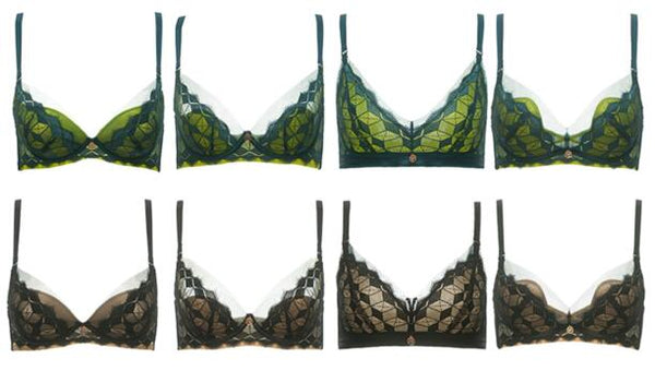 AERENEY Thin Sexy Contrast Lace Bra