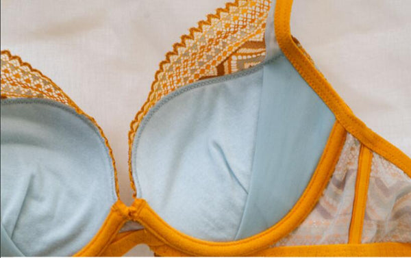AERENEY Sexy Thin Bra Set