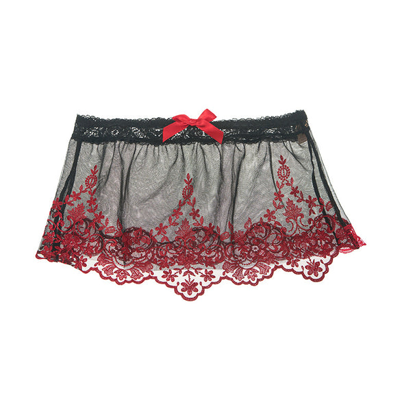 AERENEY Sexy Lace Breathable Flat Corner Pants