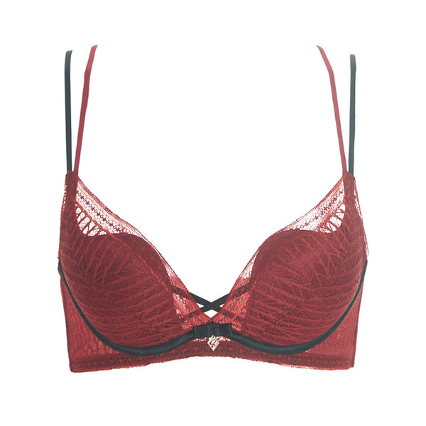 AERENEY Dragon Year Red Lace Bra Sexy Bra