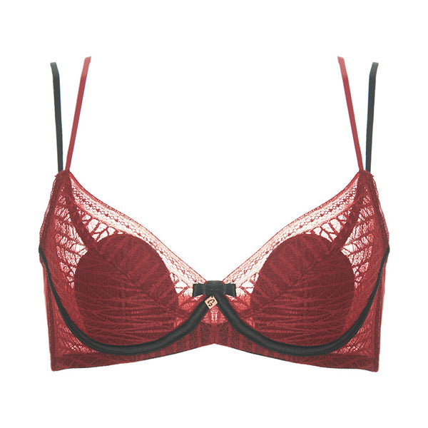 AERENEY Dragon Year Red Lace Bra Sexy Bra