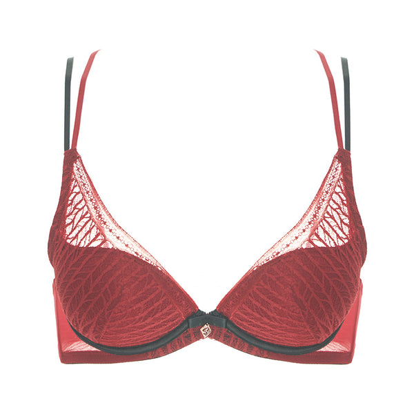 AERENEY Dragon Year Red Lace Bra Sexy Bra