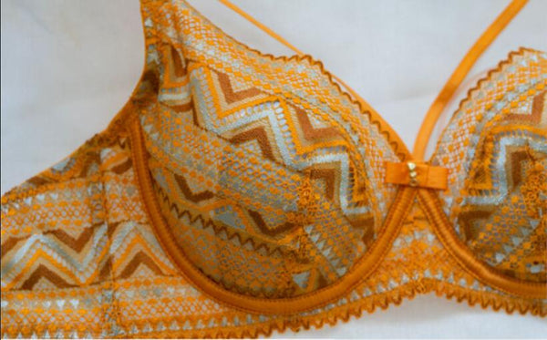 AERENEY Sexy Thin Bra Set