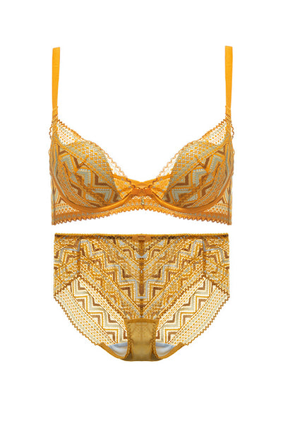 AERENEY Sexy Thin Bra Set
