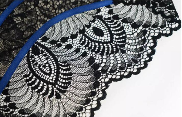 AERENEY Sexy Lace Pure Cotton Breathable Flat Corner Pants