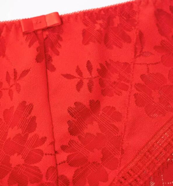 AERENEY Sexy Breathable Lace Lace Lace Flat Corner Pants