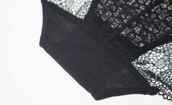 AERENEY sexy lace pure cotton crotch pants