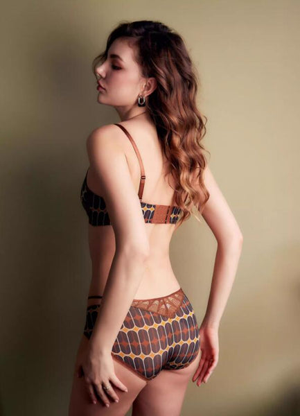 AERENEY sexy strapless thin flat corner pants
