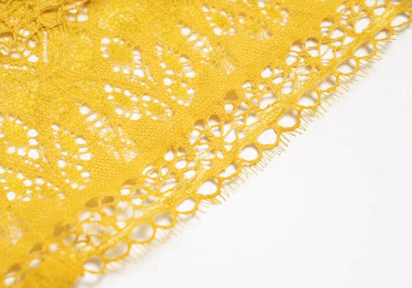 AERENEY Lace Low Waist Breathable Pure Cotton Bottom Flat Corner Pants